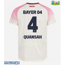 Bayer Leverkusen Jarell Quansah #4 Bortedrakt 2025-26 Kortermet